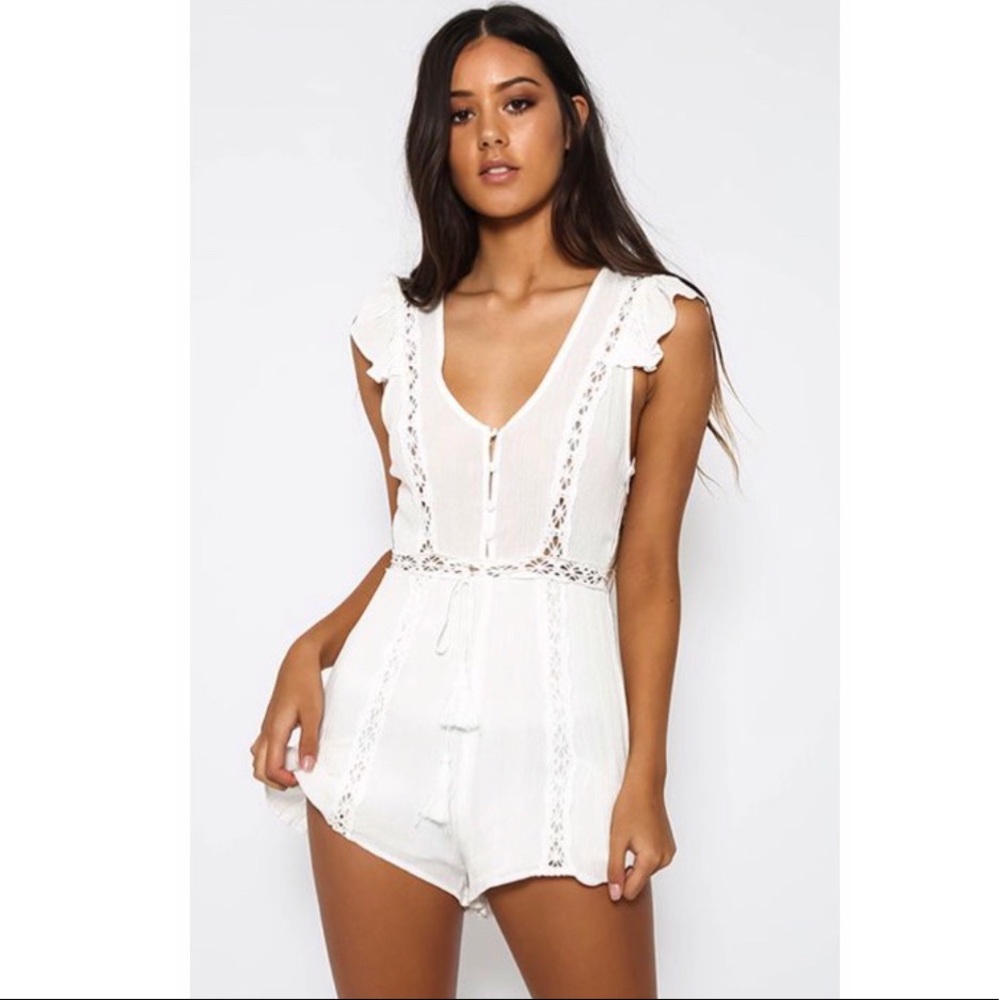 White Makko Playsuit